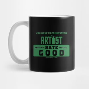 sonny's commission quote [grn] Mug